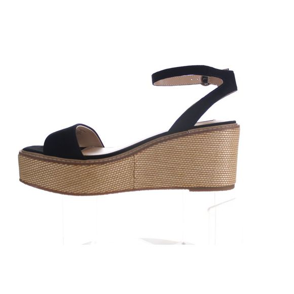 Steve Madden Womens Composed Black Ankle Strap Heels Size 10 Medium (B, M) - Picture 3 of 4